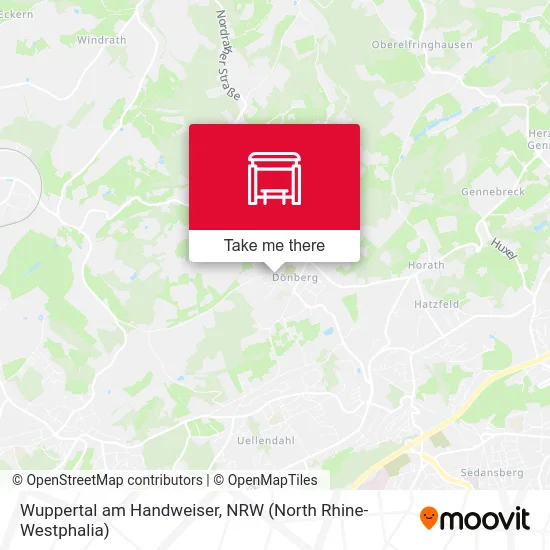 Карта Wuppertal am Handweiser