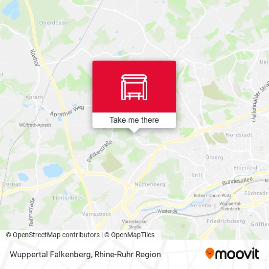 Карта Wuppertal Falkenberg