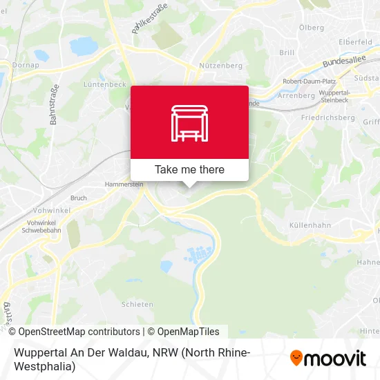 Wuppertal An Der Waldau map