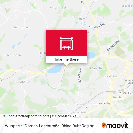 Карта Wuppertal Dornap Ladestraße