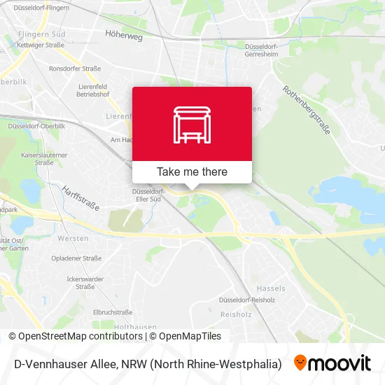Карта D-Vennhauser Allee