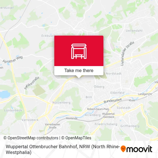 Wuppertal Ottenbrucher Bahnhof map