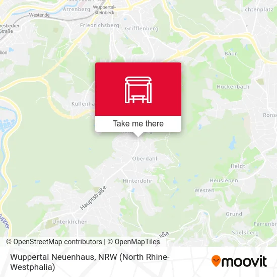 Wuppertal Neuenhaus map