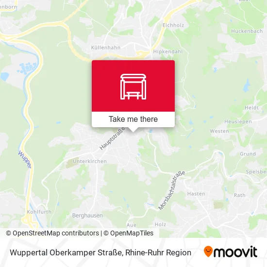 Карта Wuppertal Oberkamper Straße
