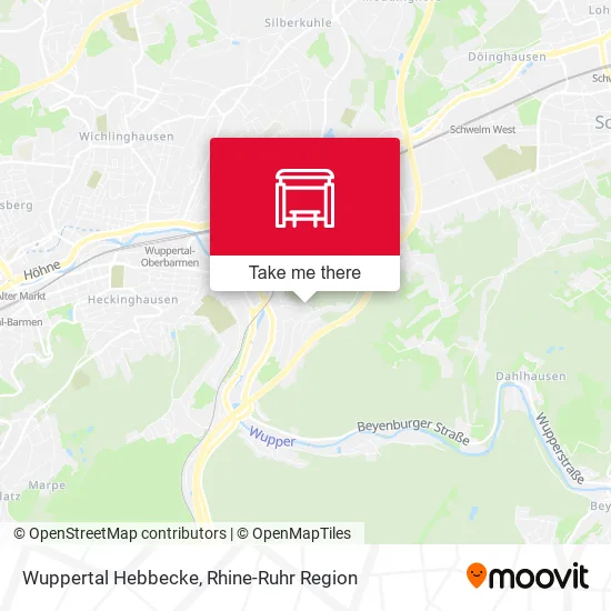 Карта Wuppertal Hebbecke