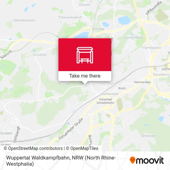 Wuppertal Waldkampfbahn map
