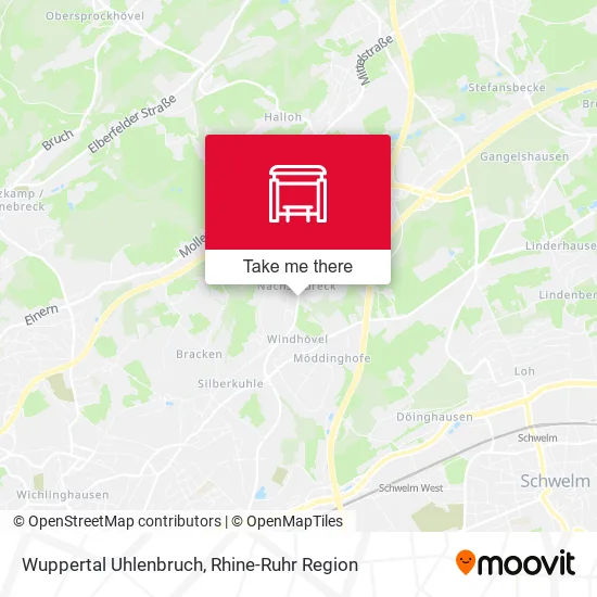 Карта Wuppertal Uhlenbruch