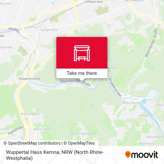 Wuppertal Haus Kemna map