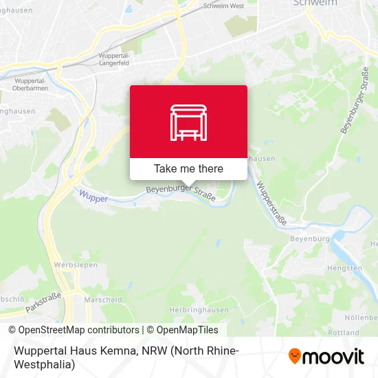 Wuppertal Haus Kemna map