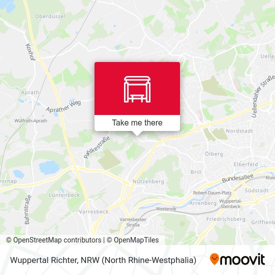 Карта Wuppertal Richter
