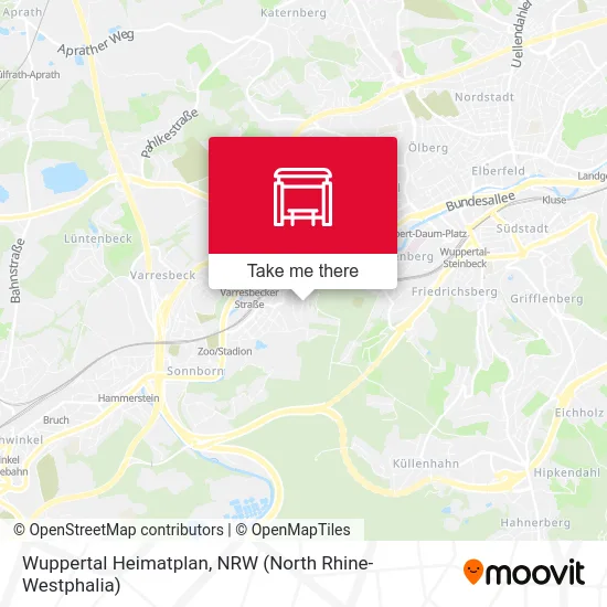 Wuppertal Heimatplan map