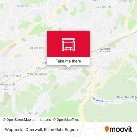 Карта Wuppertal Oberwall