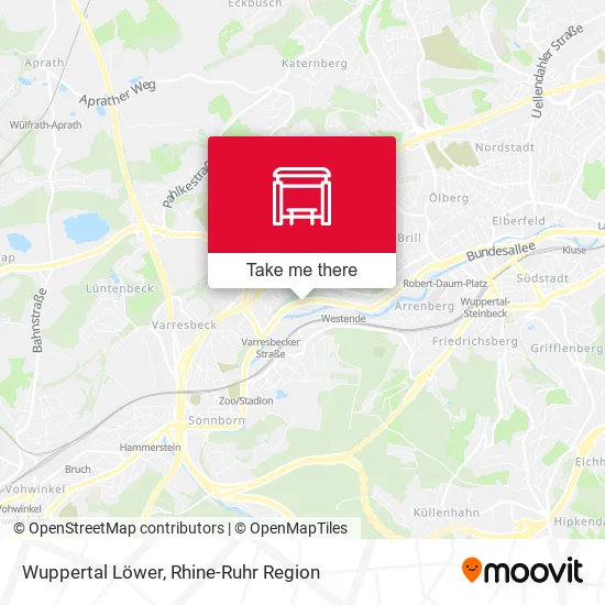 Карта Wuppertal Löwer