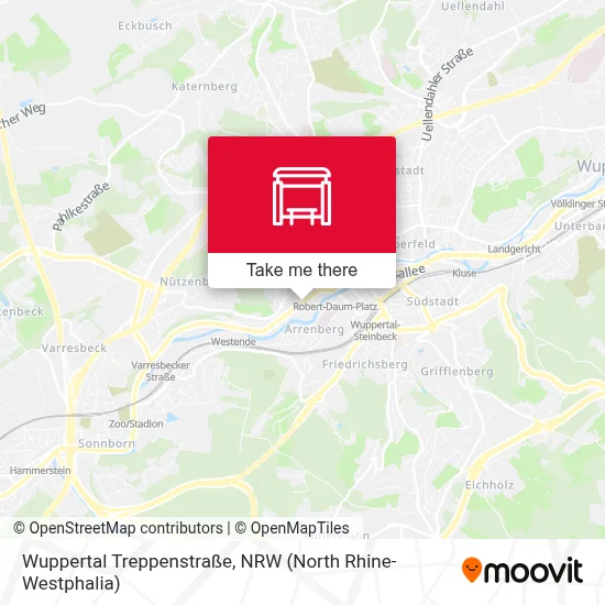 Wuppertal Treppenstraße map