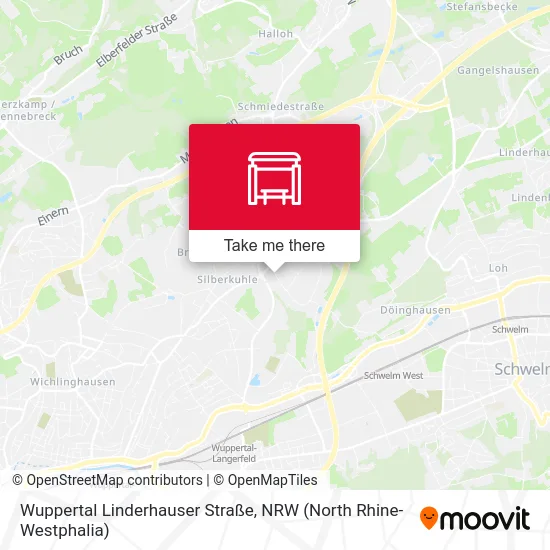 Карта Wuppertal Linderhauser Straße