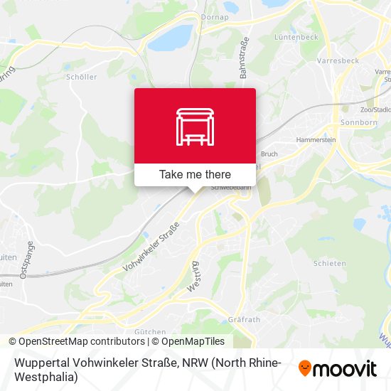 Wuppertal Vohwinkeler Straße map