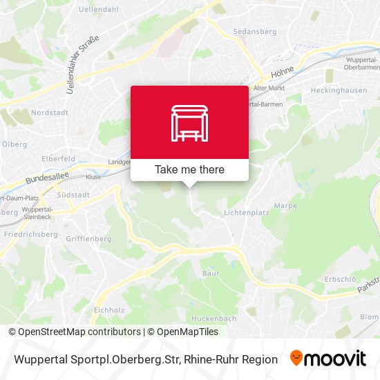 Карта Wuppertal Sportpl.Oberberg.Str