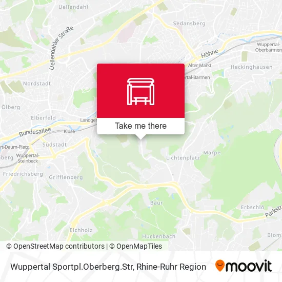 Карта Wuppertal Sportpl.Oberberg.Str