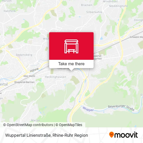 Карта Wuppertal Linienstraße