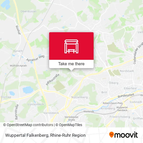 Карта Wuppertal Falkenberg