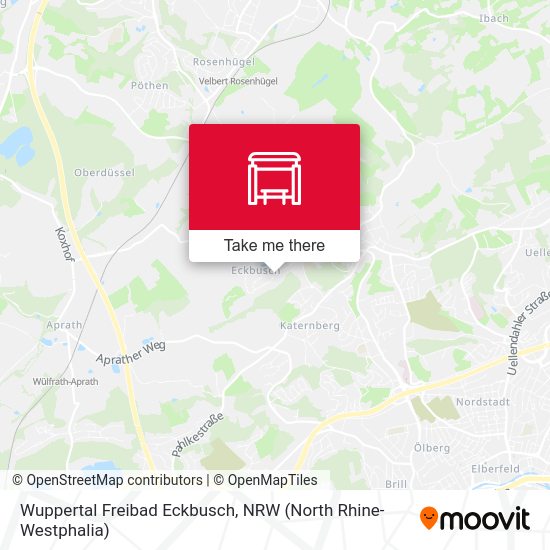 Wuppertal Freibad Eckbusch map