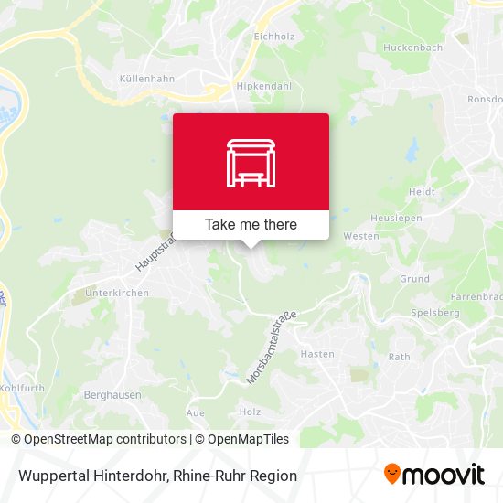 Wuppertal Hinterdohr map