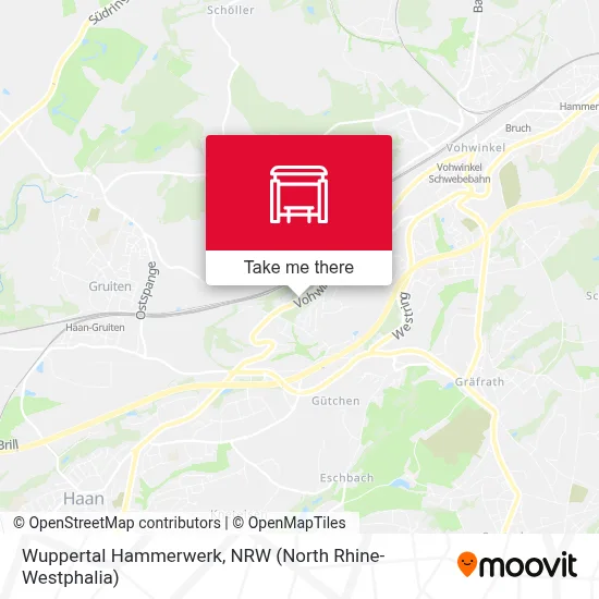 Wuppertal Hammerwerk map