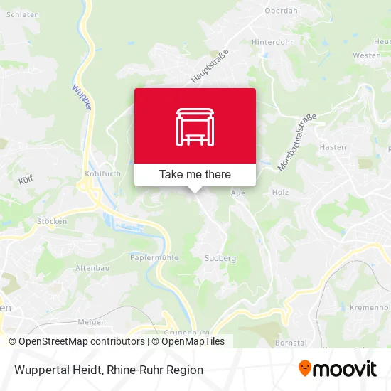 Карта Wuppertal Heidt