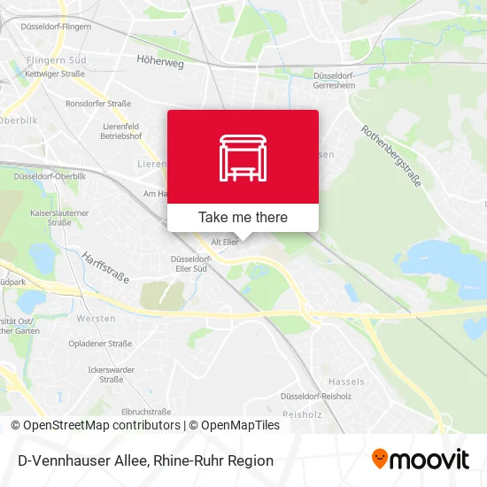 Карта D-Vennhauser Allee