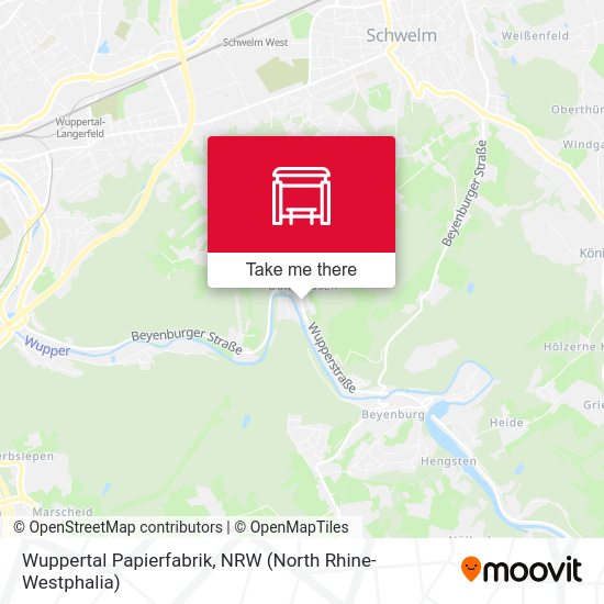 Wuppertal Papierfabrik map