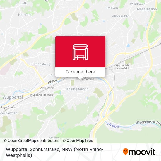 Wuppertal Schnurstraße map