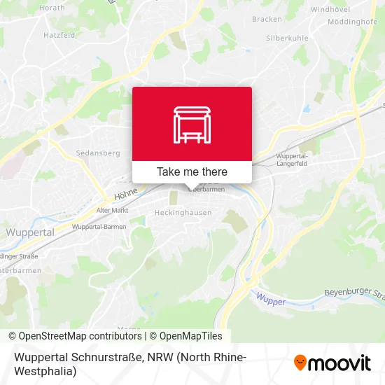 Карта Wuppertal Schnurstraße