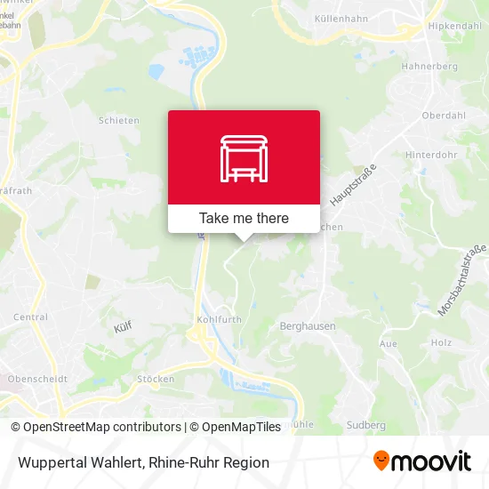 Карта Wuppertal Wahlert