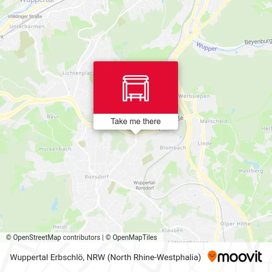 Карта Wuppertal Erbschlö