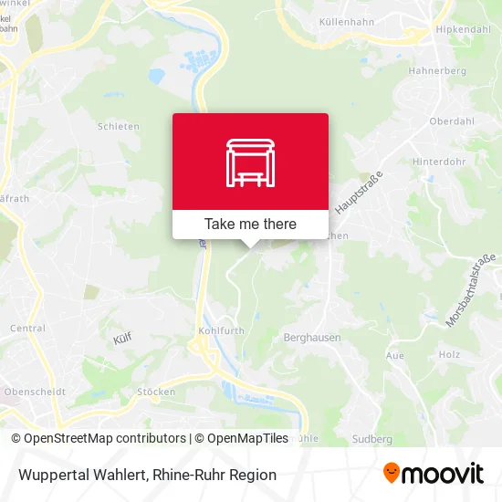 Карта Wuppertal Wahlert