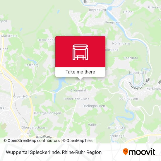 Wuppertal Spieckerlinde map