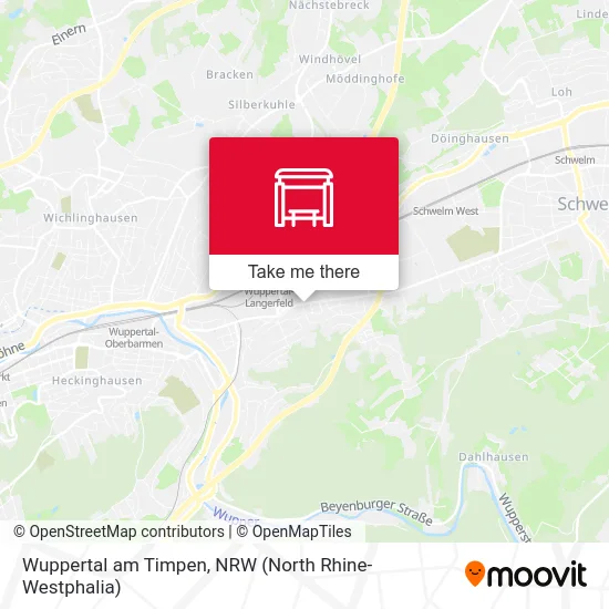 Карта Wuppertal am Timpen
