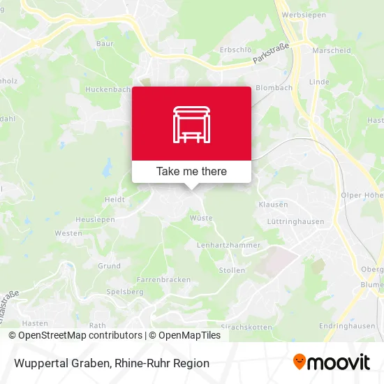 Карта Wuppertal Graben