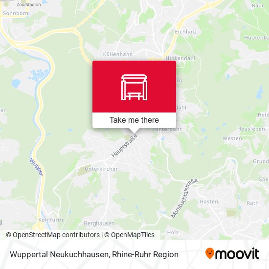 Wuppertal Neukuchhausen map