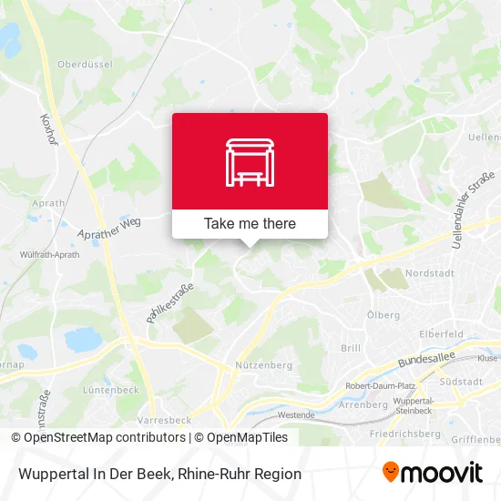 Карта Wuppertal In Der Beek