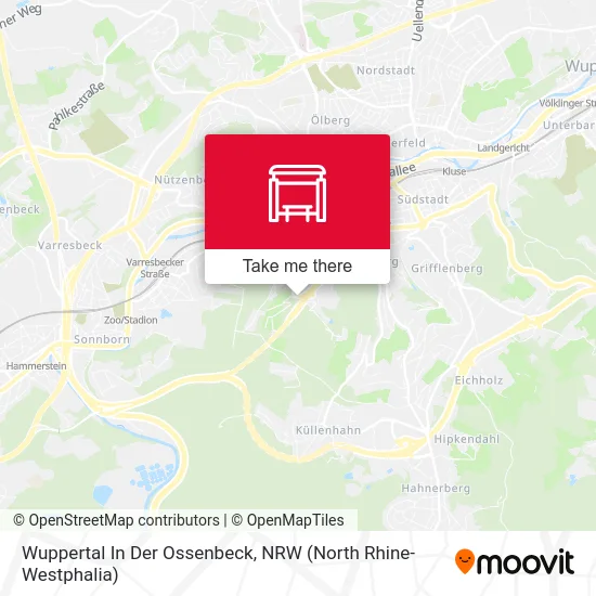 Wuppertal In Der Ossenbeck map