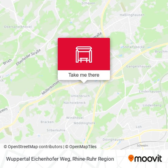 Карта Wuppertal Eichenhofer Weg