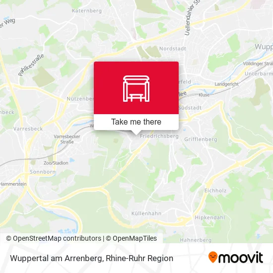 Карта Wuppertal am Arrenberg