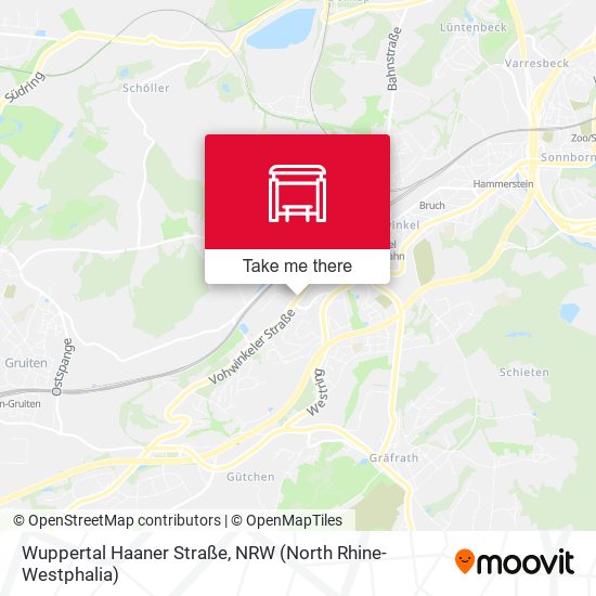 Wuppertal Haaner Straße map