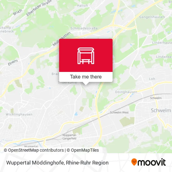 Карта Wuppertal Möddinghofe