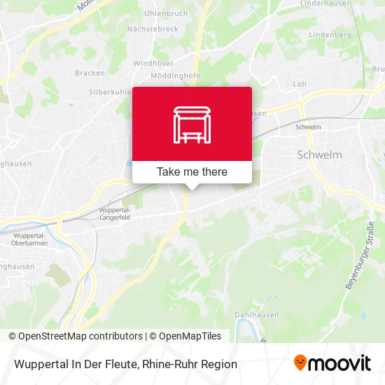 Карта Wuppertal In Der Fleute