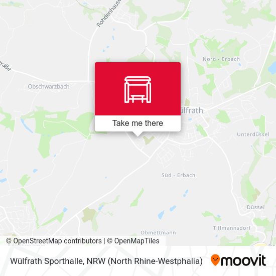 Wülfrath Sporthalle map