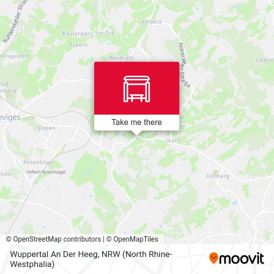Карта Wuppertal An Der Heeg