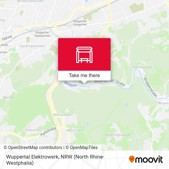 Wuppertal Elektrowerk map
