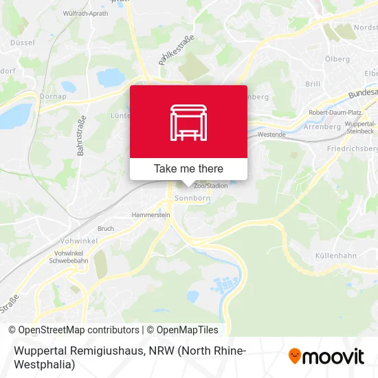 Wuppertal Remigiushaus map